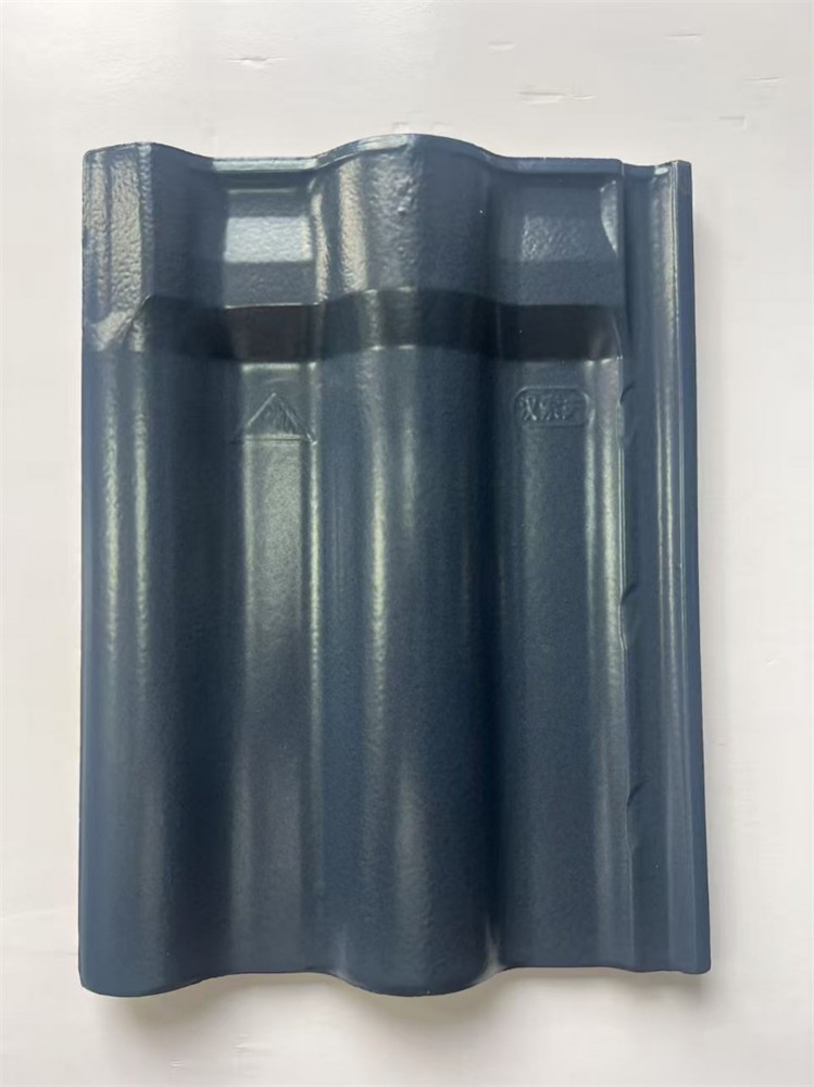 汉索夫 6斤小圆弧挂瓦 深亚光兰灰 300x400